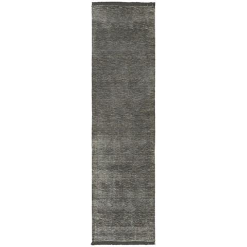 Conscious Loom Rugs - Kinship Runner Seal Grey 300x80cm
