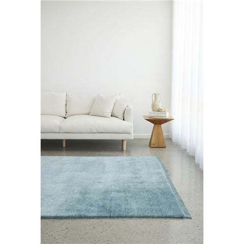 Conscious Loom Rugs - Kinship Rug Sky Blue 400x300cm