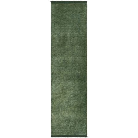 Conscious Loom Rugs - Kinship Runner Forest Green 400x80cm