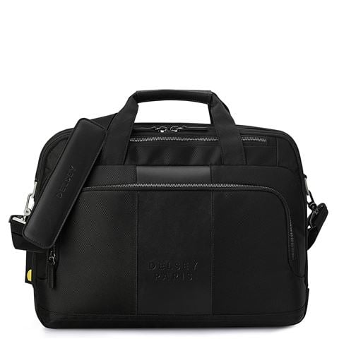 Delsey - Wagram 15.6inch Laptop Briefcase Black