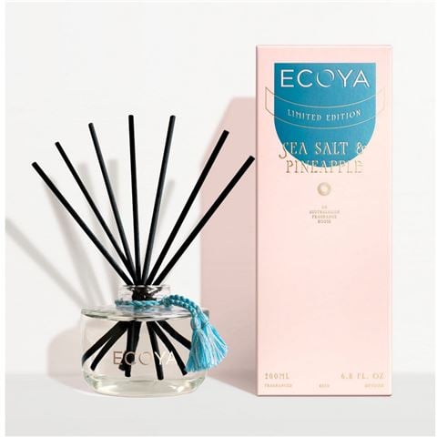 Ecoya - Ltd. Ed. High Summer Sea Salt & Pineapple Reed Diffuser 200ml