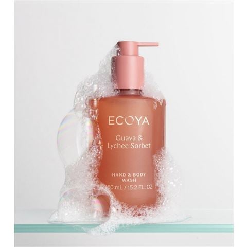 Ecoya - Guava & Lychee Sorbet Hand & Body Wash 450ml