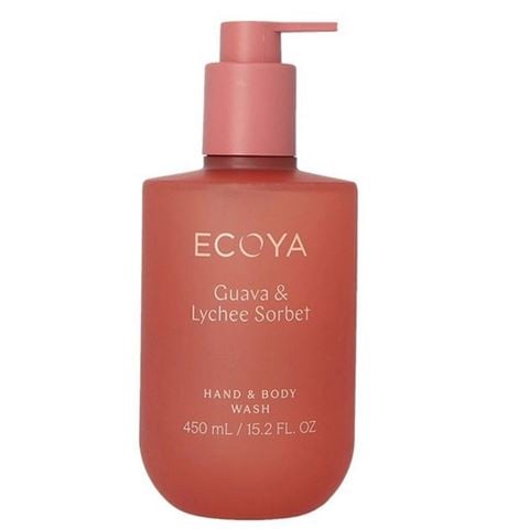 Ecoya - Guava & Lychee Sorbet Hand & Body Wash 450ml