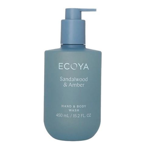 Ecoya - Sandalwood & Amber Hand & Body Wash 450ml