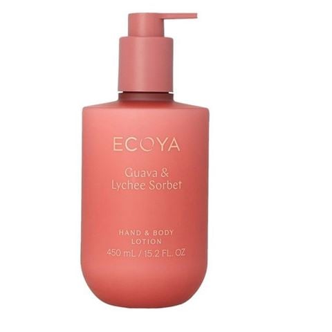 Ecoya - Guava & Lychee Sorbet Hand & Body Lotion 450ml