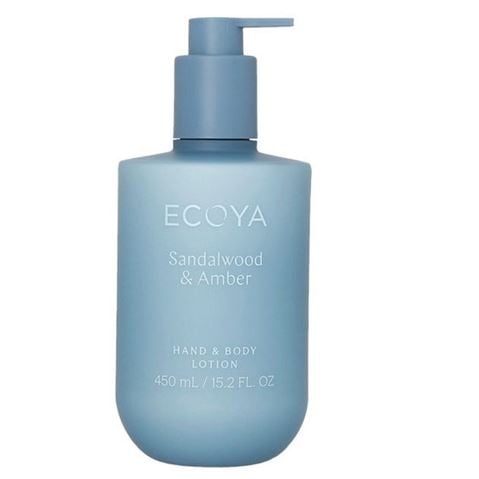 Ecoya - Sandalwood & Amber Hand & Body Lotion 450ml