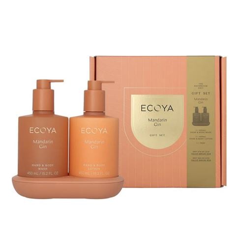 Ecoya - Mandarin Gin Bathroom Gift Set 3pce
