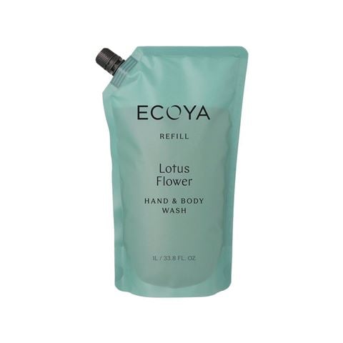 Ecoya - Lotus Flower Hand & Body Wash Refill 1L