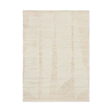 Brink & Campman Craft Fundament Rug Wool White 230x160cm - Peter's of Kensington