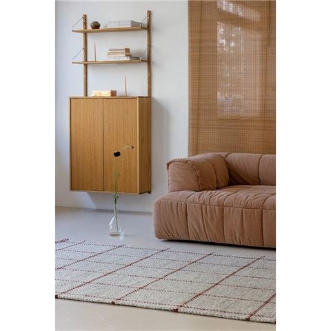Brink & Campman Craft Matter Check Rug Ash 230x160cm - Peter's of Kensington