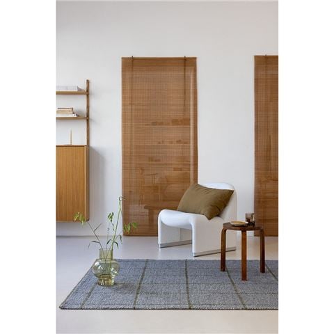 Brink & Campman - Craft Matter Check Rug Slate 200x140cm