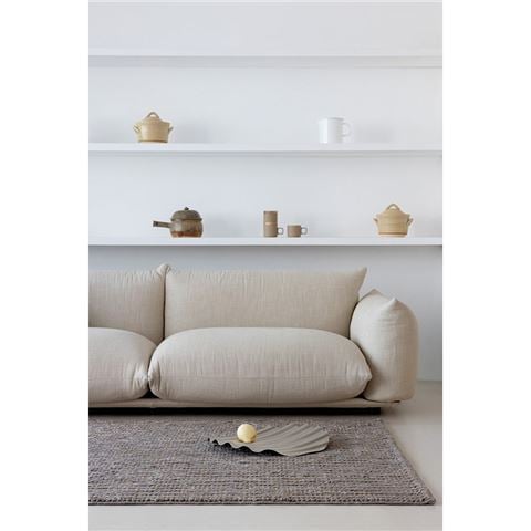 Brink & Campman - Craft Plait Rug Stone 280x200cm