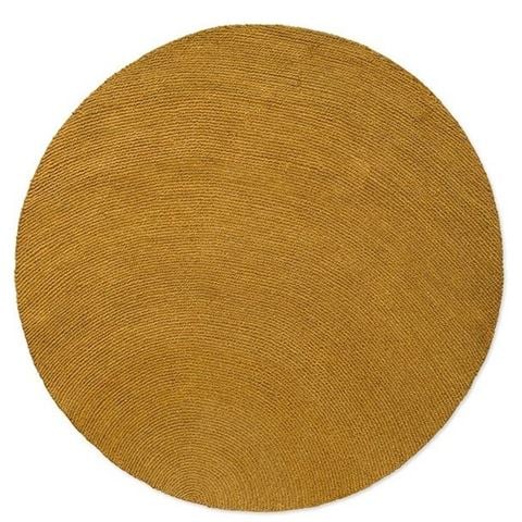 Brink & Campman - Decor Echo Round Rug Ochre 150x150cm