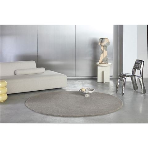 Brink & Campman - Decor Echo Round Rug Pebble 200x200cm