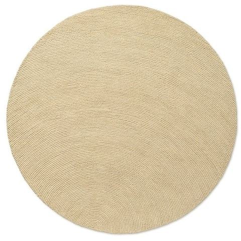 Brink & Campman Decor Echo Round Rug Sand 150x150cm - Peter's of Kensington