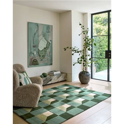 Harlequin Blocks Rug Fern 200x140cm - Peter's of Kensington