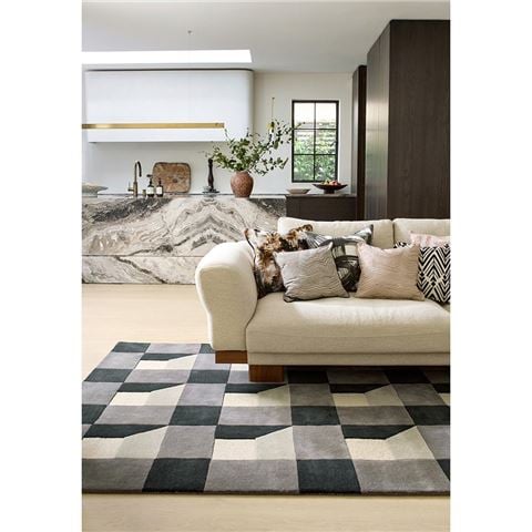 Harlequin Blocks Rug Slate 240x170cm - Peter's of Kensington