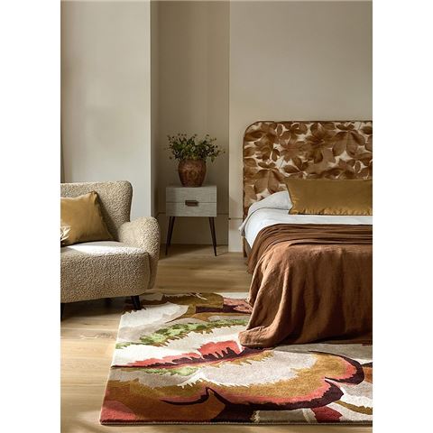 Harlequin Calathea Rug Amber/Brazilian Rosewood 240x170cm - Peter's of Kensington
