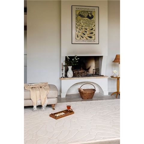 Laura Ashley Rugs Coleby Petals Rug Ivory Cream 280x200cm - Peter's of Kensington
