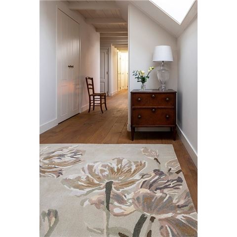 Laura Ashley Rugs Gosford Rug Natural/Sage Green 280x200cm - Peter's of Kensington