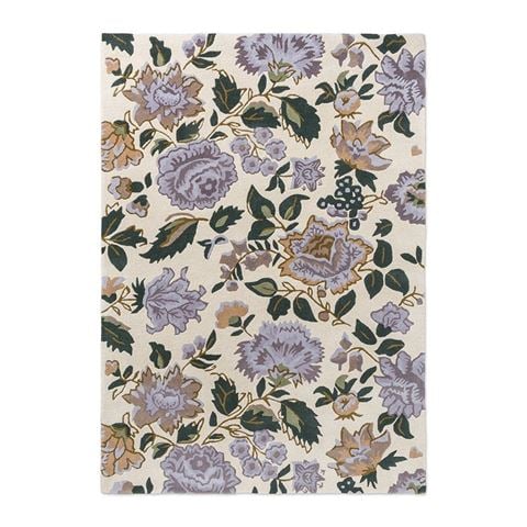 Laura Ashley Rugs - Wendling Floral Rug Heather Purple 200x140cm