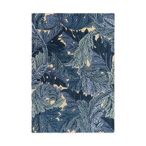 Morris & Co - Acanthus Outdoor Rug Indigo 280x200cm