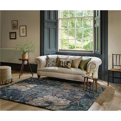 Morris & Co - Honeysuckle & Tulip Rug Woad/Thyme 240x170cm