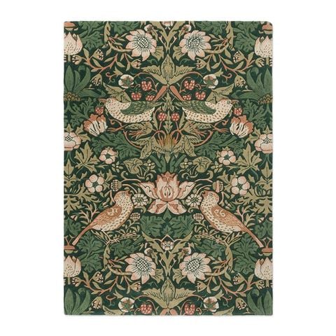 Morris & Co Strawberry Thief Rug Forest 240x170cm - Peter's of Kensington