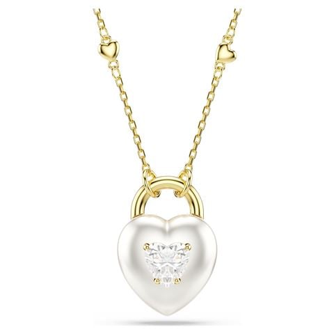 Swarovski Jewellery - Idyllia Pendant w/Reversible Heart White Gold-Tone Plated