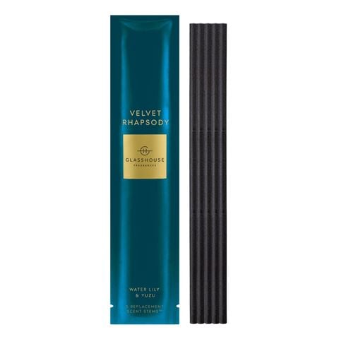 Glasshouse - Velvet Rhapsody Replacement Scent Stems 5pce
