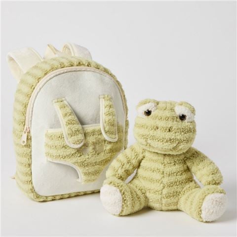 Jiggle & Giggle - Plush Frog Buddy Backpack