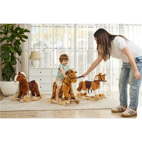 Jiggle & Giggle - Snowball 2-in-1 Rock & Ride Horse