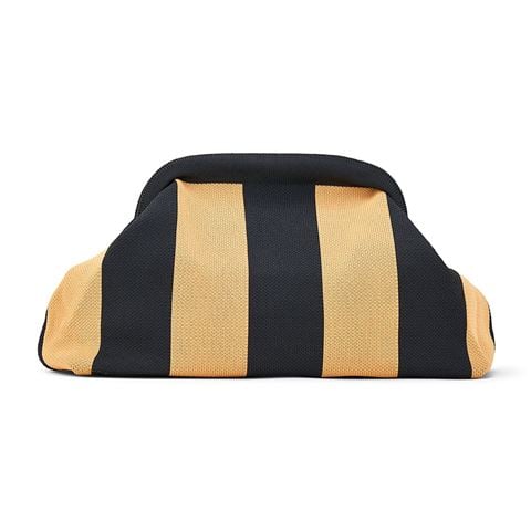 A.Trends - Dumpling Clutch Black & Toffee