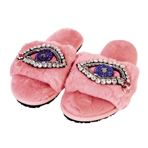 Peter's - Eye Love Slippers Coral Medium 36/37