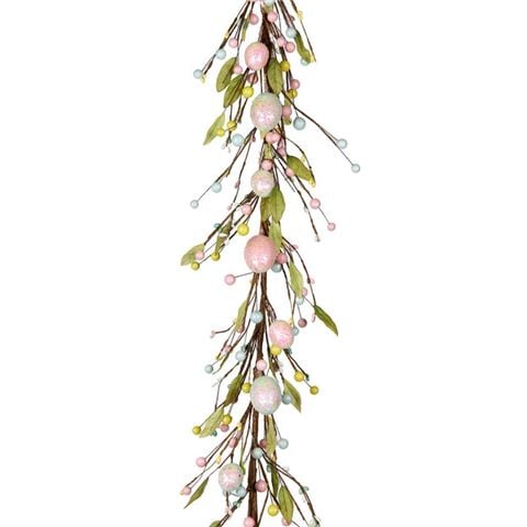 Easter - Luxe Glittered Egg Garland 153cm