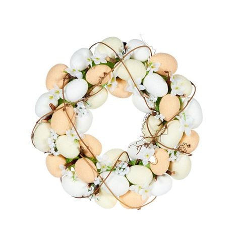 Easter - Natural Egg Wreath 33cm