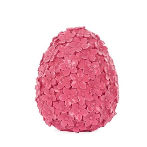 Easter - Fuchsia Floral Blossom Egg Medium