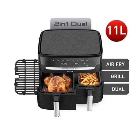 Tefal - Dual Easy Fry & Grill Air Fryer  XXXL  EY9458