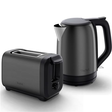 Tefal - Subito Black Stainless Steel Breakfast Set  2pce TT5SA8Z0