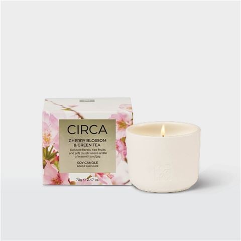 CIRCA - Cherry Blossom & Green Tea Candle 70g