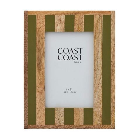 Coast To Coast Ceres Wood/Resin Frame Olive 10x15cm - Peter's of Kensington