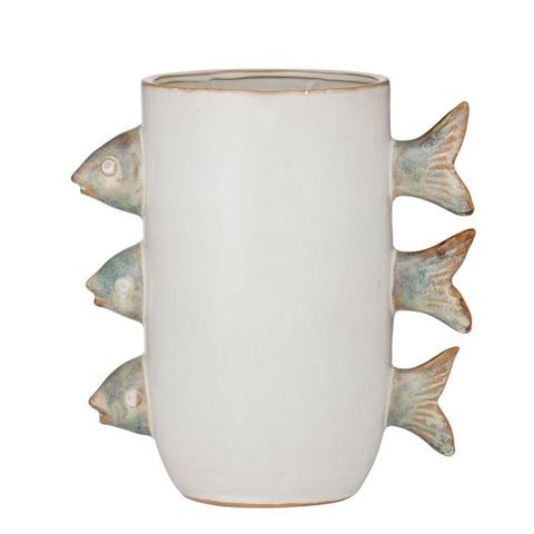 Coast To Coast - Pescado Ceramic Vase Mint 21cm