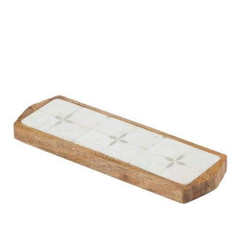 Coast To Coast - Laurel Marble/Wood Board 13x36cm