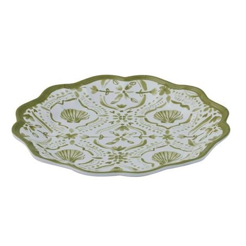 Coast To Coast - Costiera Melamine Plate Olive 28cm