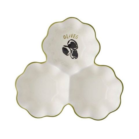 Coast To Coast Mangiare Olive Ceramic Dish 17x17x4cm - Peter's of Kensington
