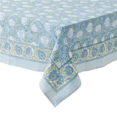 Coast To Coast - Anaar Cotton Block Tablecloth 150x220cm