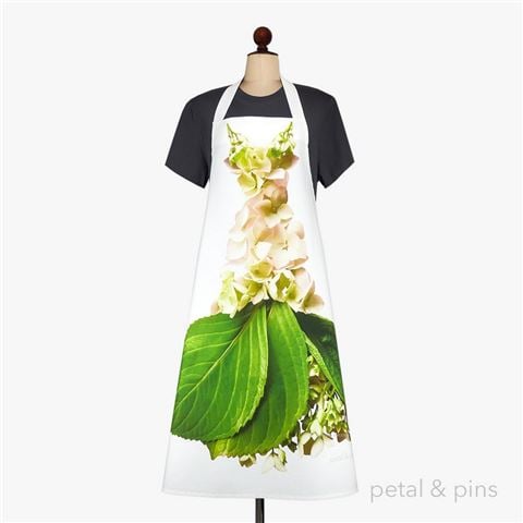 Petal & Pins - Cream Hydrangea Apron