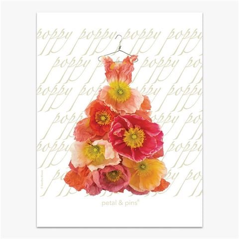 Petal & Pins - Poppy Dress Tea Towel