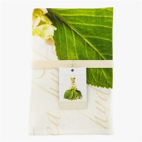 Petal & Pins - Cream Hydrangea Gown Tea Towel