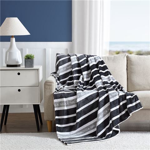 Nautica - Varadero Throw Whale Grey/Pale Grey 130x170cm